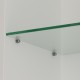 DOUBLE RUBBER CRYSTAL SHELF SUPPORT D.12X15 SHELF SUPPORTS